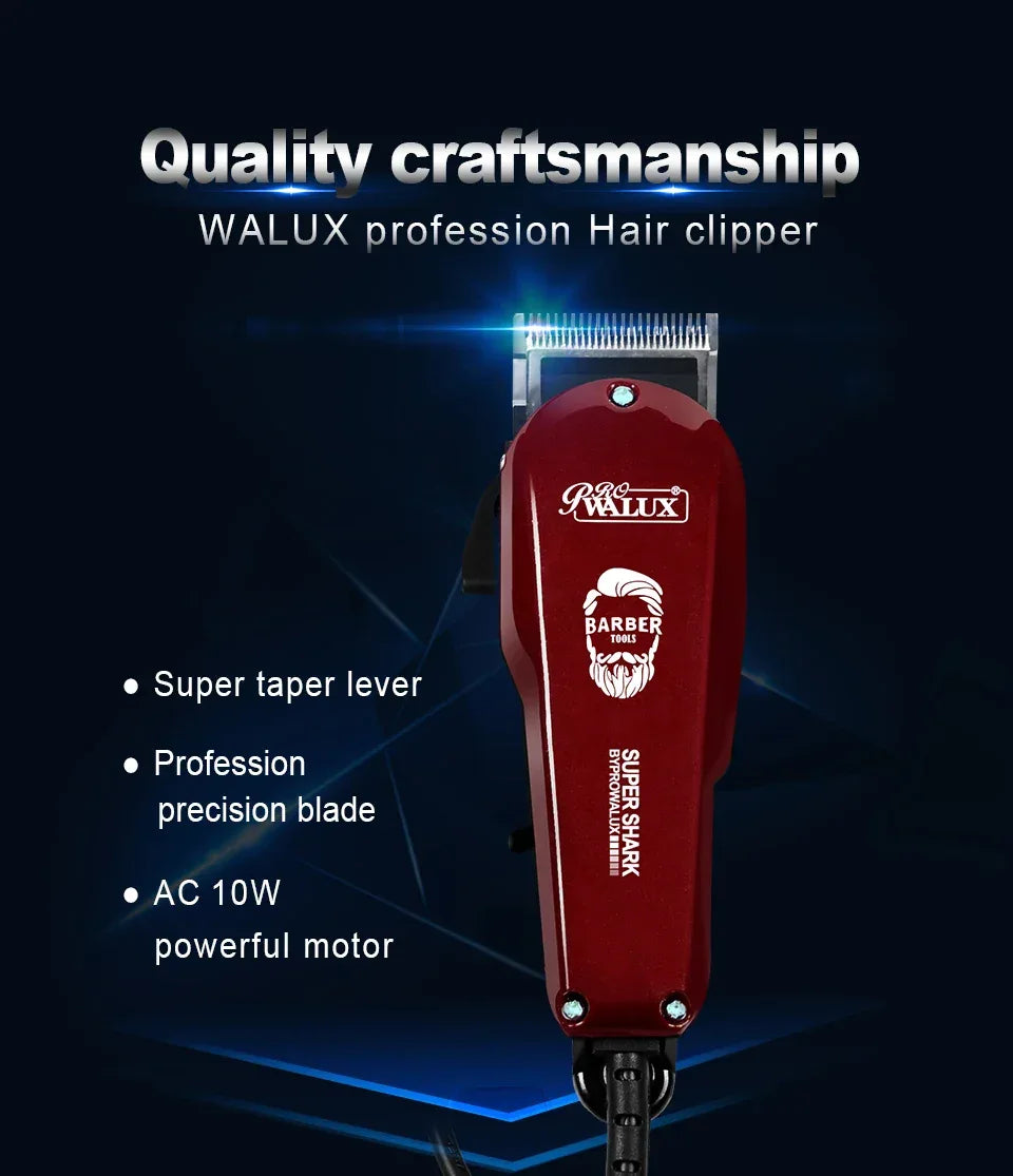 Adjustable Professional Corded Hair Clipper  Hair Trimmer For Men 10W Electric Powerful Barber Shop Haircut Machine Tapering