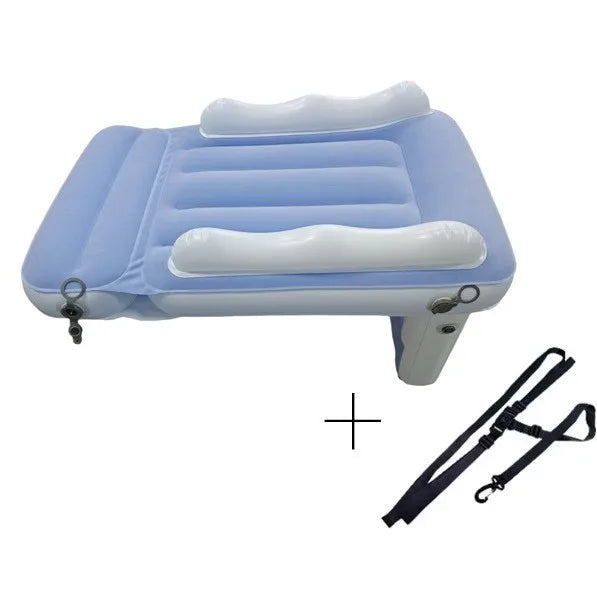 Inflatable Toddler Airplane Bed - Inflatable Kids Air Plane Bed Airplane Seat Extender for Toddlers Flight Sleep