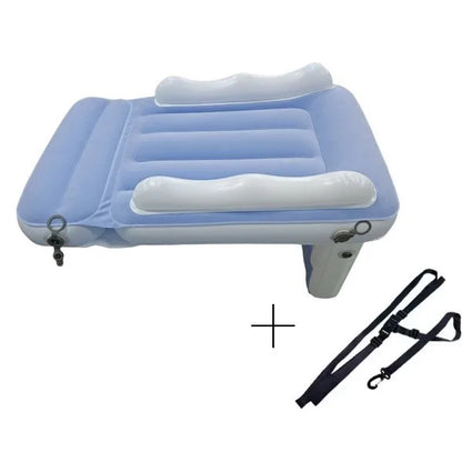 Inflatable Toddler Airplane Bed - Inflatable Kids Air Plane Bed Airplane Seat Extender for Toddlers Flight Sleep