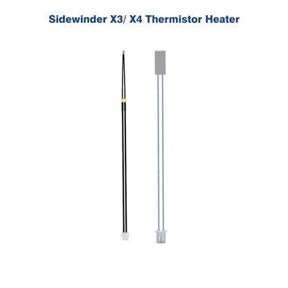 For Artillery SW-X3 X4 3D 24V 48W Ceramic Cartridge Heater Heating Rod 100K NTC Thermistor For Sidewinder X3 X4 3d printer