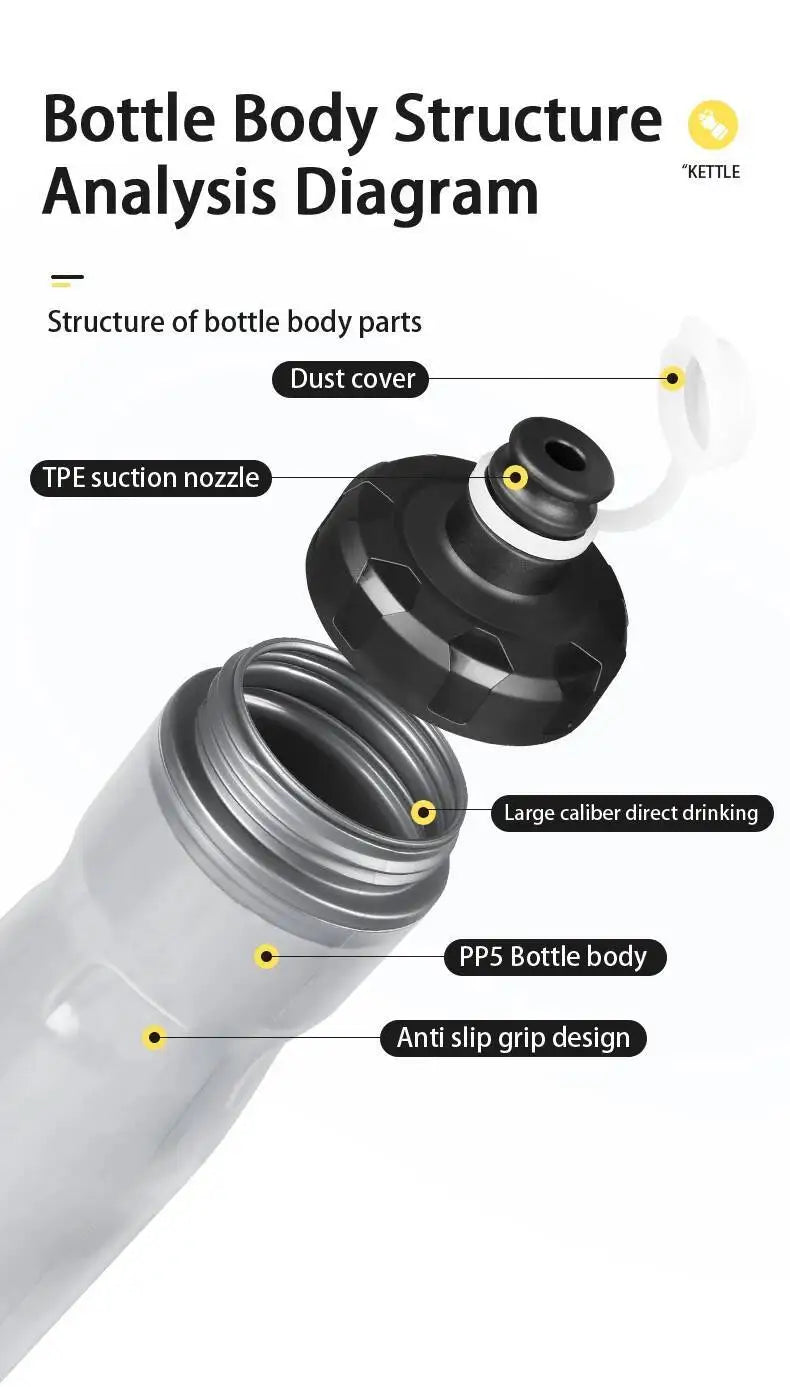 ESLNF Road Dual Bike Thermal Layer Leak-Proof 720Ml Keeping Bicycle Water Kettle Outdoor Cycling Sports Bottle