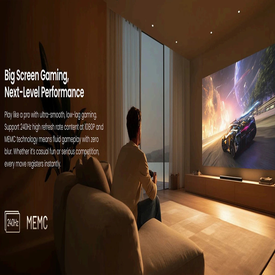 Dangbei DBOX02 Pro 4K Laser Projector HDR10+ 2000 ISO Lumens Auto Keystone Dolby Audio Home Theater UHD Projector for Movies