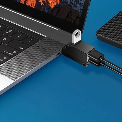 3 Ports USB One In Three Port Extender USB 3.0 Inline High Speed Transfer Data Splitter HUB Laptop Expansion