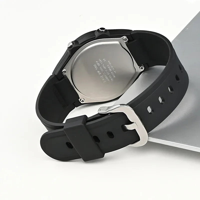 Resin Strap for Casio  AW-90H Sport Waterproof Stainless Steel Buckle Men's Rubber Replace Band Bracelet Watch Accessories