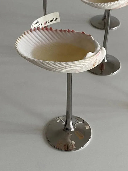 Nordic Handmade Natural Conch Shell Wine Glass Creative Party Drinking Set Ladies' Niche Champagne Glasses Bar High-end Utensils