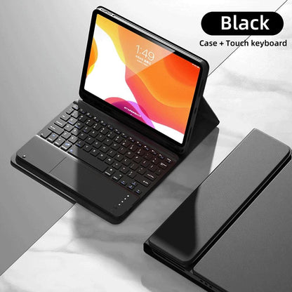 Spanish Keyboard Case For iPad Air Pro 11 13 2024,iPad 10.2 7/8/9th 10th 2022 Gen Air 3 4 5 10.9 Pro 12.9 Funda Cover For iPad