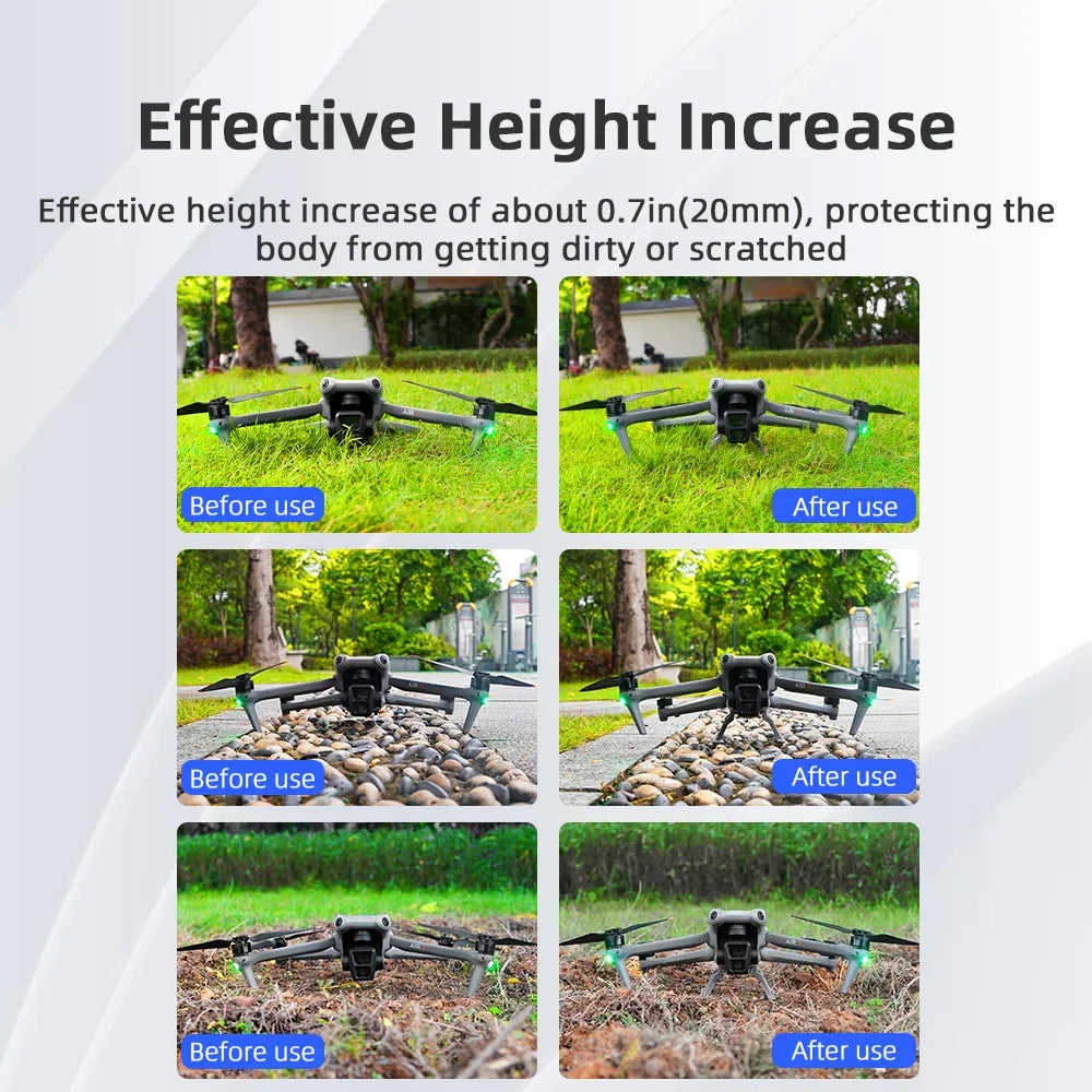 Landing Gear for DJI MAVIC Air 3/Air 3S Foldable Extension Support Legs Dorne Heighten Bracket Protector Feet Stand Accessories