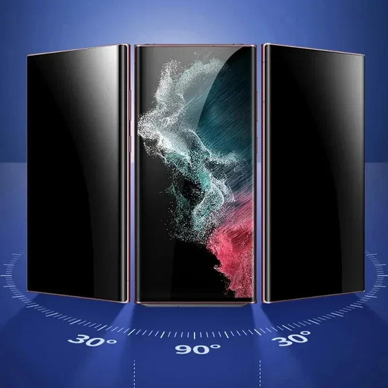 Anti Spy Hydrogel Film For Samsung Galaxy S25 S21 S23 S22 S24 Ultra S24 S23 FE Note 10 20 Ultra Privacy Screen Protector