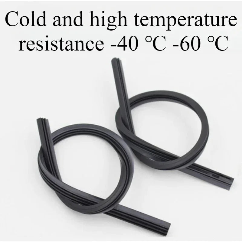 18inch 16inch Car Wiper Rubber Strip 28inch Rubber Integrated Boneless Wiper Blade 24inch 20inch Wiper Strip Replacement 2pcs
