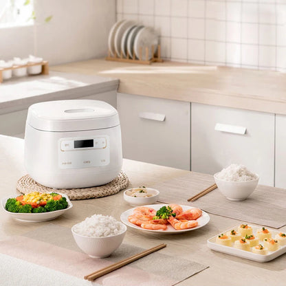 Multi-Function Patented Mini Electric Cookers Square Non Stick Rice Cooker Deluxe Ceramic Rice Cooker