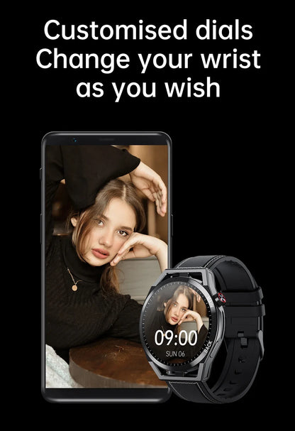 LIGE NFC 2026 New Ultra Military Smart Watch Men 1.32" IPS IP67 Waterproof ECG Smartwatch   For iOS Android Sports Smart Watches