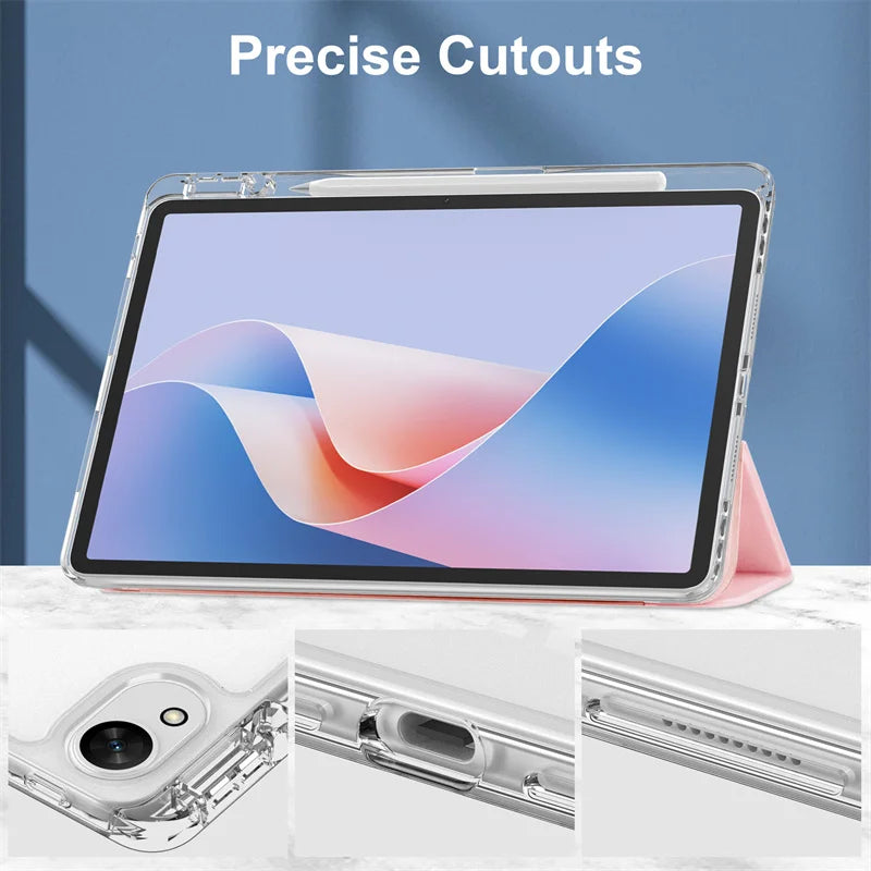 Funda For Huawei MatePad 11.5 2025 Case with Pen Holder Acrylic Clear Hard Stand Cover For Huawei MatePad 11 5 2025 Case TXZ-W09