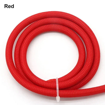 1-50M 2mm Insulated PET Braid Sleeves Sleeving High Density Cable Sheath Wrap Cable Protector Braid For Wires