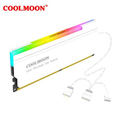 1-4PCS RAM Heatsink Radiator 5V 3PIN ARGB PC Memory Cooling Vest Addressable Heat Sink Cooler for DDR3 DDR4 DDR5 Desktop PC Ram