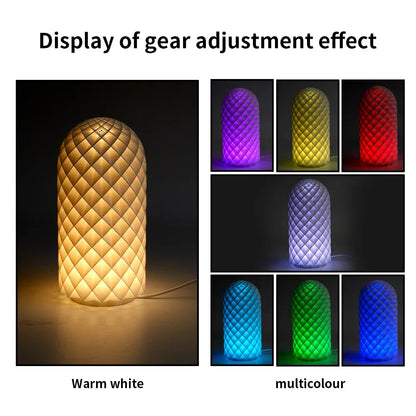 3D Printer DIY Model LED Lamp Kit 001 For Bambu Lab A1/A1mini/P1S/P1P/X1C USB White/Cold/Warm Light For Bambu Lab LED Lamp Kit