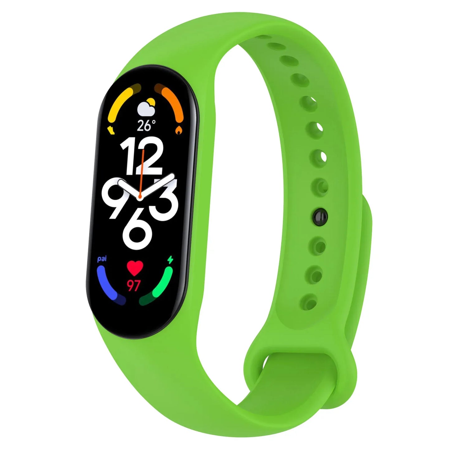 NEW 2022 Watch Strap for Xiaomi Mi Band 7 Wristband Silicone Bracelet Wrist Straps MiBand band7 Smartwatch Accessories