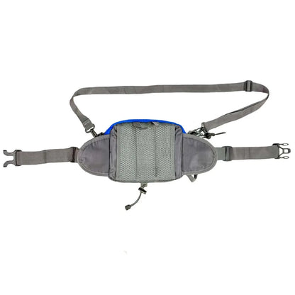 Multi-functional sports water bottle waist bag, men's and women's universal running backpack, outdoor hiking waist bag