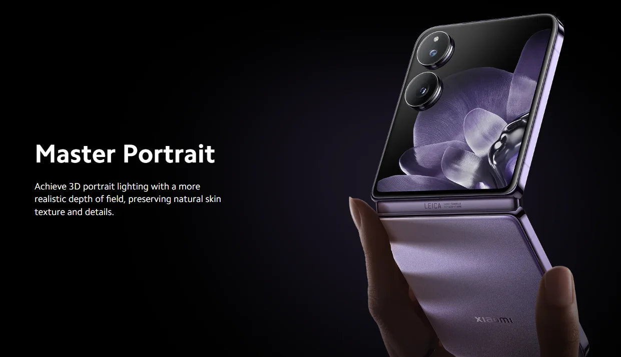Global Version Xiaomi MIX Flip Leica 50MP Camera 4780mAh 67 W 12GB 512GB Snapdragon 8 Gen 3 Hyper Charger 6.86" 120Hz Display