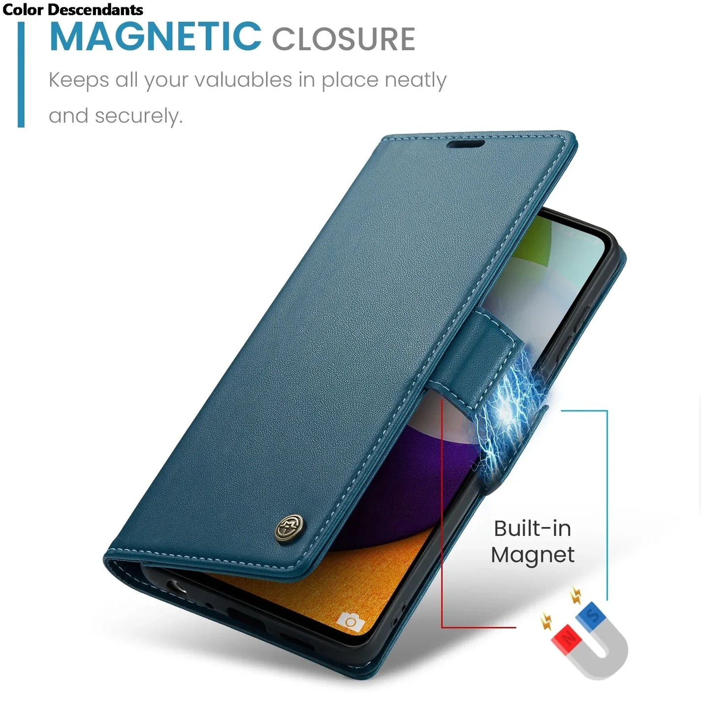 Iphone 15 Pro Max Case Iphone 13 14 12 11 Pro Max SE X XR XS Max 8 7 6 6S Plus Card Slot High-grade Leather Cover Phone Case