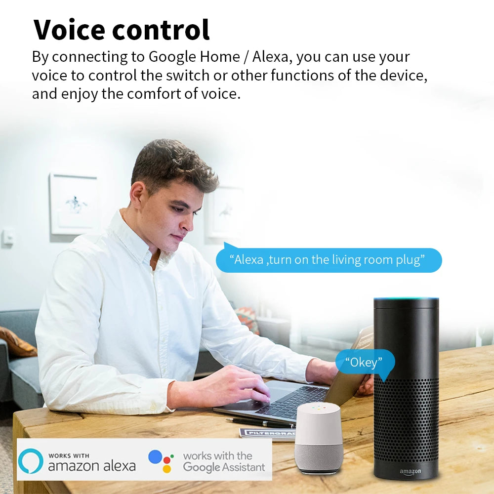 UK Zigbee Smart Plug with Energy Monitoring|Tuya Smart Life App Remote Control|Timer, Supports Alexa & Assistant|Device Sharing
