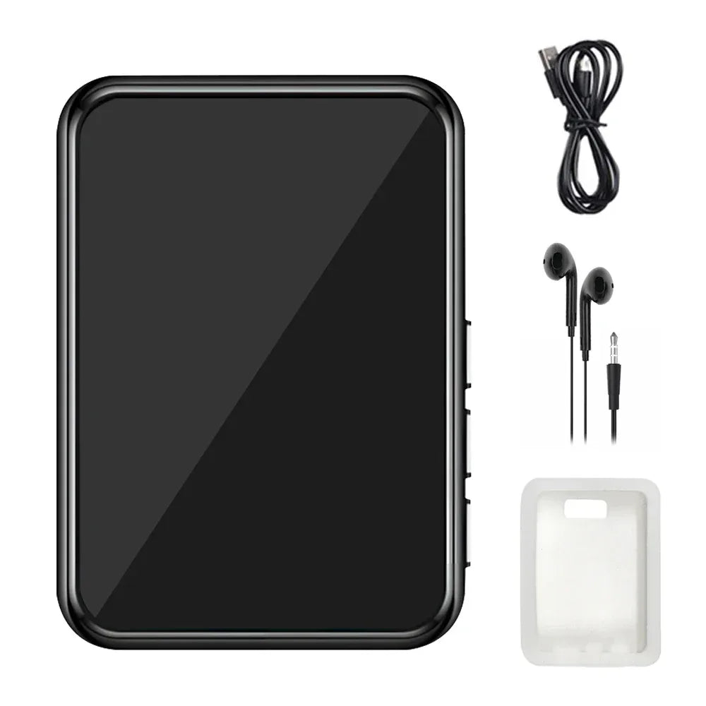 Bluetooth 5.4 MP3 Player Full Screen Walkman Music Player Novel Reading E-book Mp4 Video Player With Earphone Video Recording