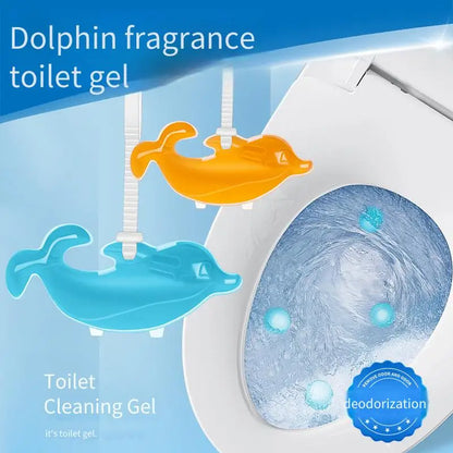 Toilet Hanging Dolphin Gel Fragrant Fresh Air Lasting Fragrance Deodorization Odor Removal Toilet Cleaning Gel Toilet Cleaning