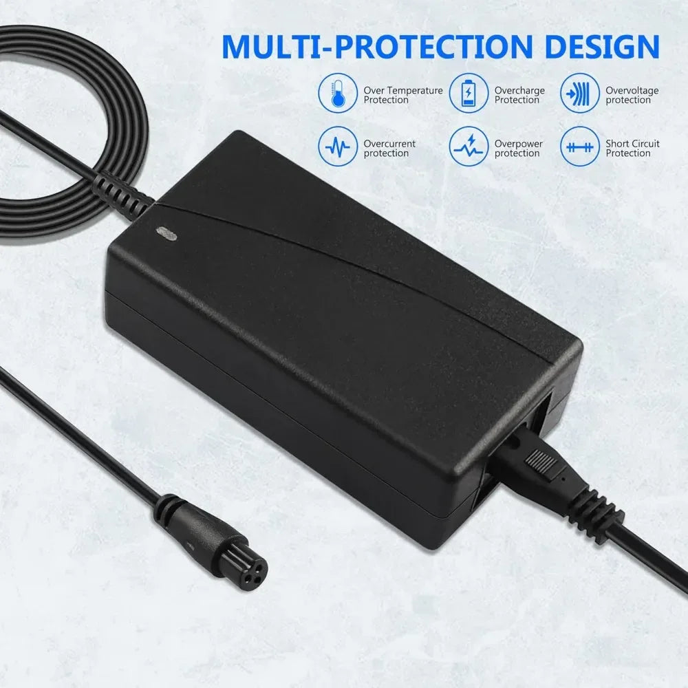 New 42V 2A Universal Lithium Battery Charger For 36V Hoverboard Self-Balancing Scooter 100-240V AC Power Supply Adapter EU US