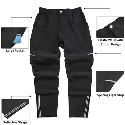 WEST BIKING Cycling Pants Spring Summer Outdoor Sports Pants Breathable Comfortable Cycling Running Trousers Men Bicycle Pants