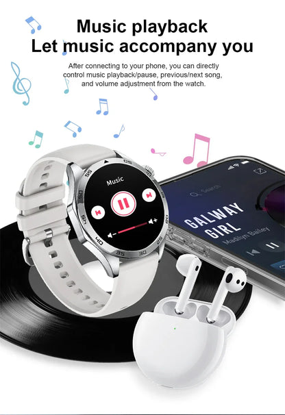 2025 New Blood Pressure Smart Watch Men ECG Monitoring Heart Rate Monitor Women Smartwatch BT Call Fitness Tracker Sport Watches