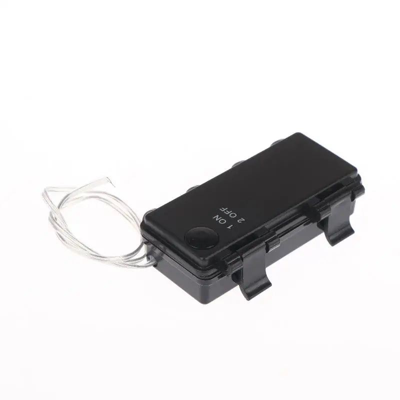 1Pcs 2 Sections AA Battery Holder 3V No.5 Waterproof And Dustproof Battery Cartridge With ON-OFF DIY Accessories