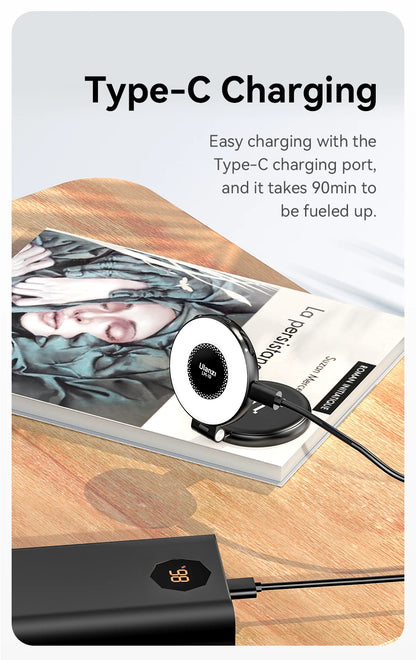 Ulanzi LM19 Bi-color MagSafe Light Phone Stand for iPhone 15 14 13 12 Mini Pro Pro Max for Vlog Live-streaming Photography