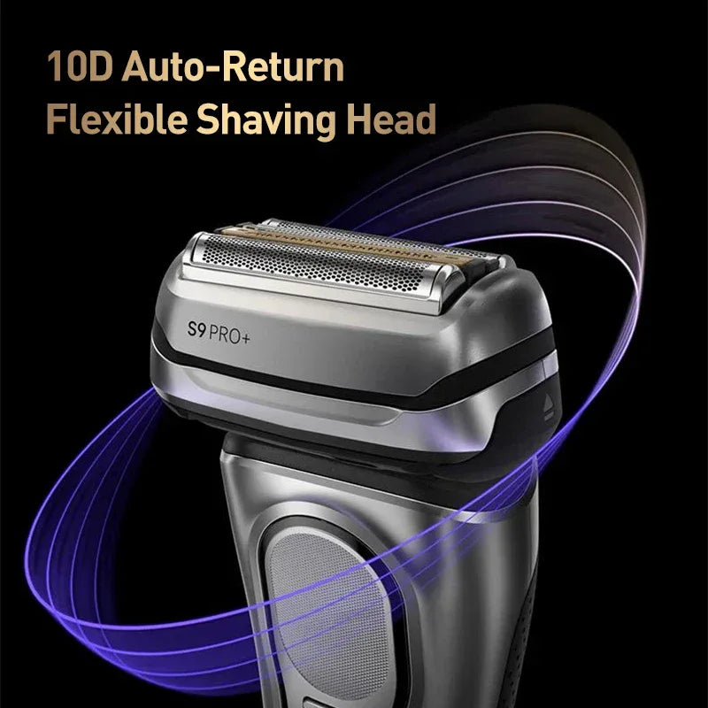 Braun Electric Shaver S9 Reciprocating Razor Rechargeable Men's Shaving Machine Wet Dry Double Use Floating Head Hair Cutting Ma