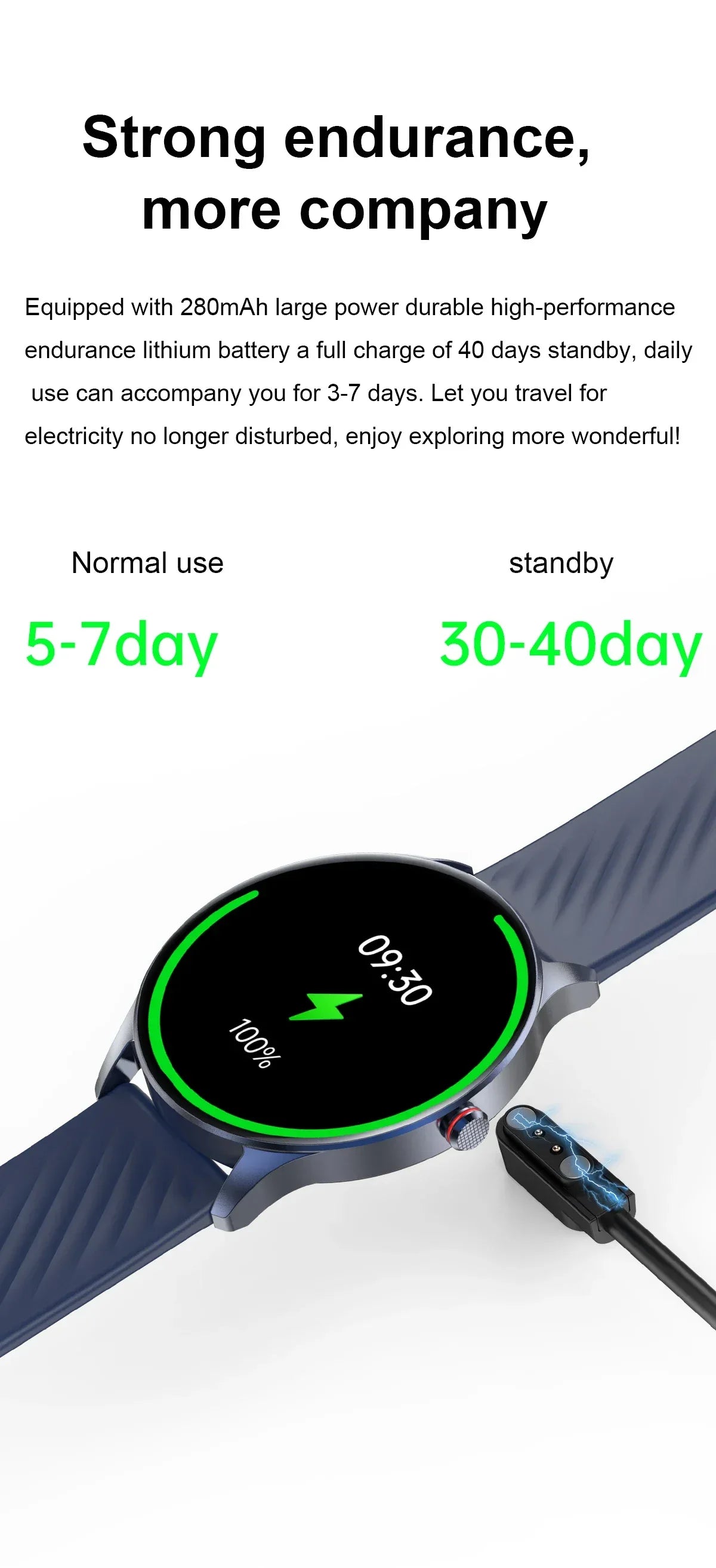 New Health Smart Watch ECG Heart Rate Blood Oxygen Blood Pressure Monitoring Bluetooth Call GPS Movement Trajectory Smartwatches