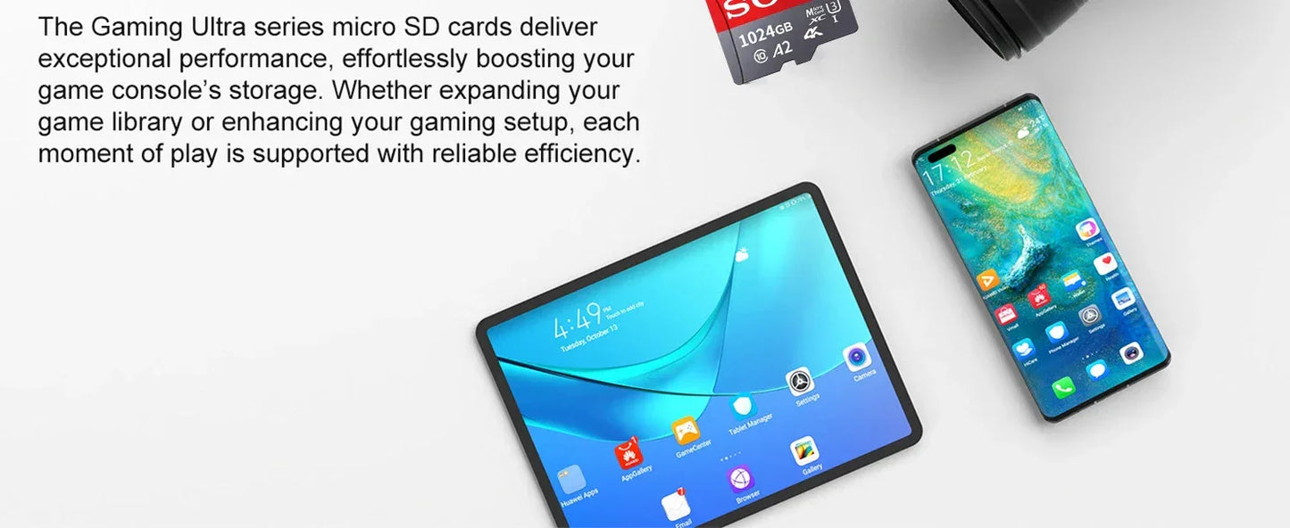 SONY SD Memory Card Extreme Micro Mini SD Card 1TB 512GB128GB 256GB 32GB 64GB U3 A2 TF Flash Cards for Xiaomi Phone Camera PC