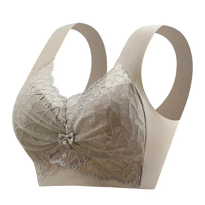 Beautiful Back Bra For Women, Fixed Cup, Adjustable, Seamless Push-up, Secondary Breasts, Anti-sagging, Lace Vest Bra