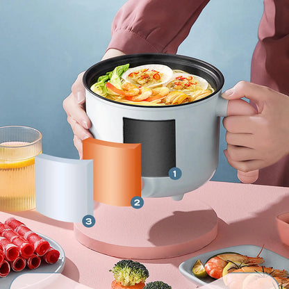 Mini Electric Hot Pot Multifunctional Small Electric Hot Pot for Home Students Dormitory Travel CN 220V Portable ElectricHot Pot