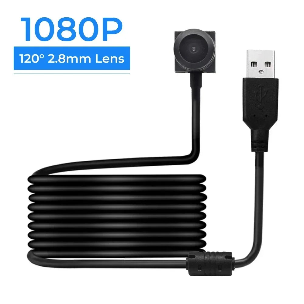 HD Portability USB Computer Camera Webcam Mini Peripheral Camera Lens Camera Full Webcam PC CCTV Outdoor Camcorder Security Vide