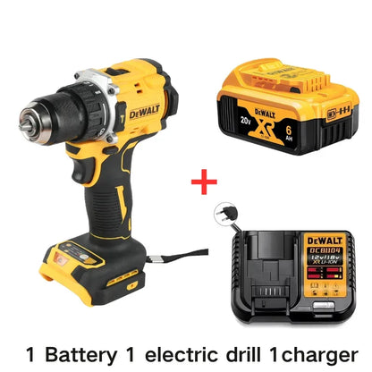 DeWalt DCD805 20V Screwdriver Clave Without Brushes, Compact Drill Tools Driver Battery Impact Wrench, Power Tool Cordless drill