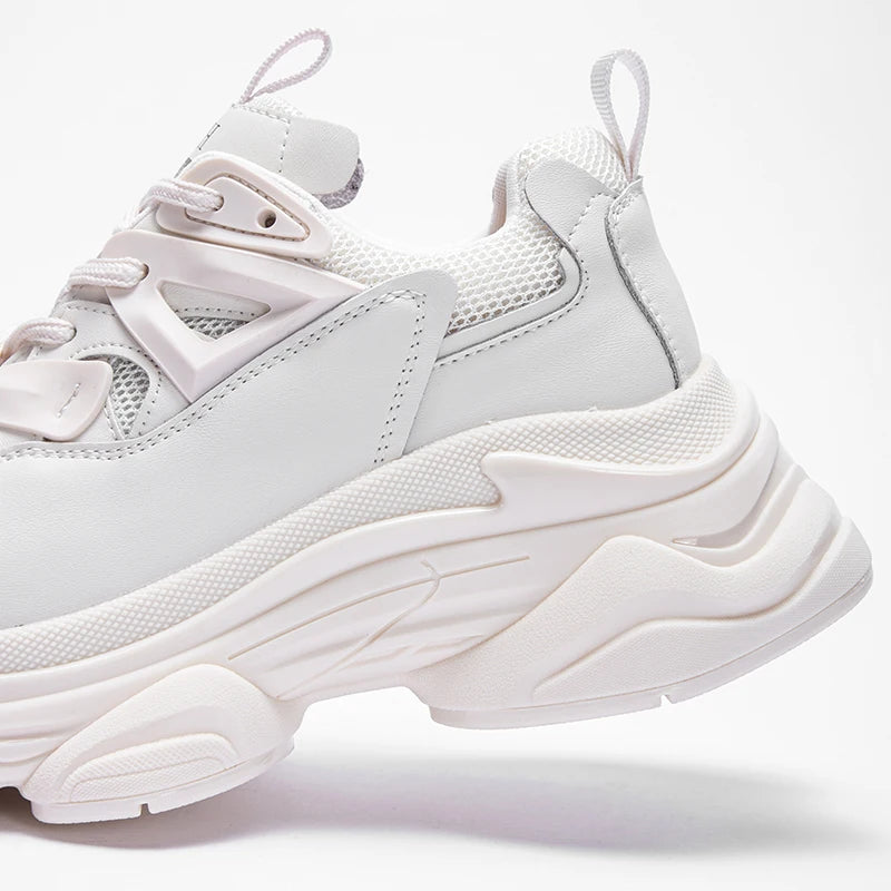 CH 2023 Women's Shoes Summer New Thick Sole Casual Sports Shoes Women's Lightweight Versatile Lace up Dad's Shoes