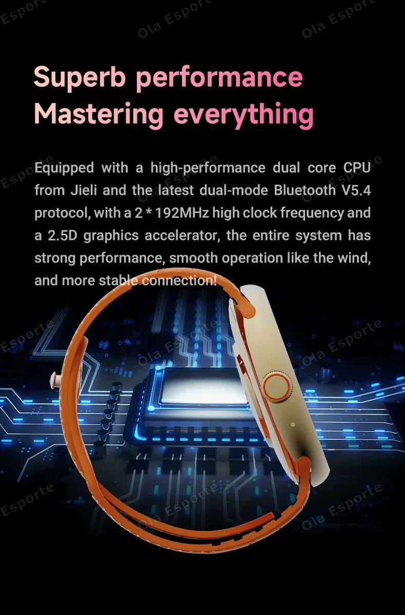 7 in 1 Strap Smart Watch Sports Watch Men Women AMOLED Screen GPS Bluetooth Calls Waterproof SmartWatch for Android IOS 2025 New