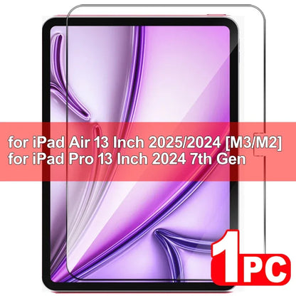 For IPad A16 11th 2025 Tempered Glass Shatterproof Screen Protectors for IPad 11th 10th Air 11 11inch 13 13inch Protective Film
