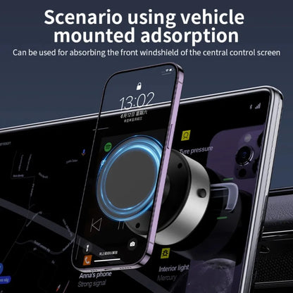 Car Mount Mobile Phone Holder Magnetic Universal Adsorption Bracket for IPhone Xiaomi Samsung Vacuum Adsorption Car Phone Holder