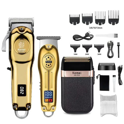 Kemei Professional Electric Hair Clippers Beard Clipper Rechargeable Men's Shaver Hair Trimmer KM-2628 KM-678 KM-2024 Clipper