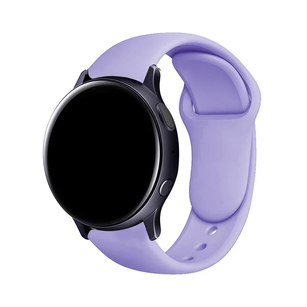 18mm 20mm 22mm Women Silicone Smart Watch Strap Wristband For Garmin Venu 3S 2S Forerunner 165 265S 255 Bracelet Watchband