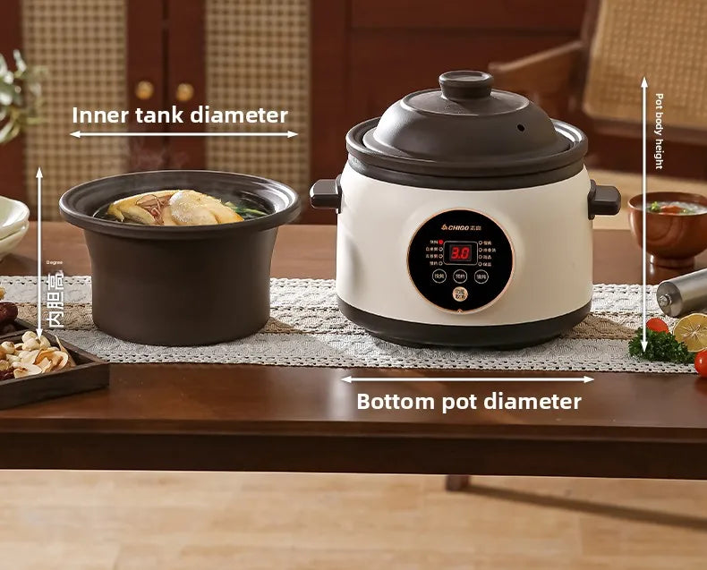 Electric slow cooker for baby food, ceramic household fully automatic stew pot, soup pot, electric slow cooker, porridge cooker