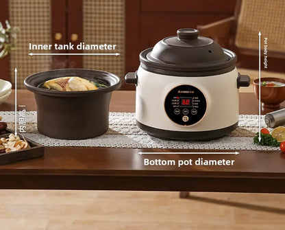 Electric slow cooker for baby food, ceramic household fully automatic stew pot, soup pot, electric slow cooker, porridge cooker