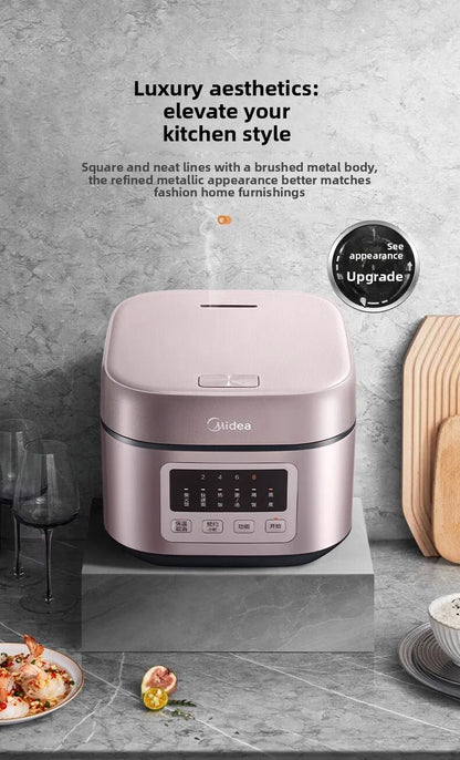 4L Smart Rice Cooker with Timer Function, Household Energy-Saving Soup and Porridge Cooker, Multifunctional Rice Cooker
