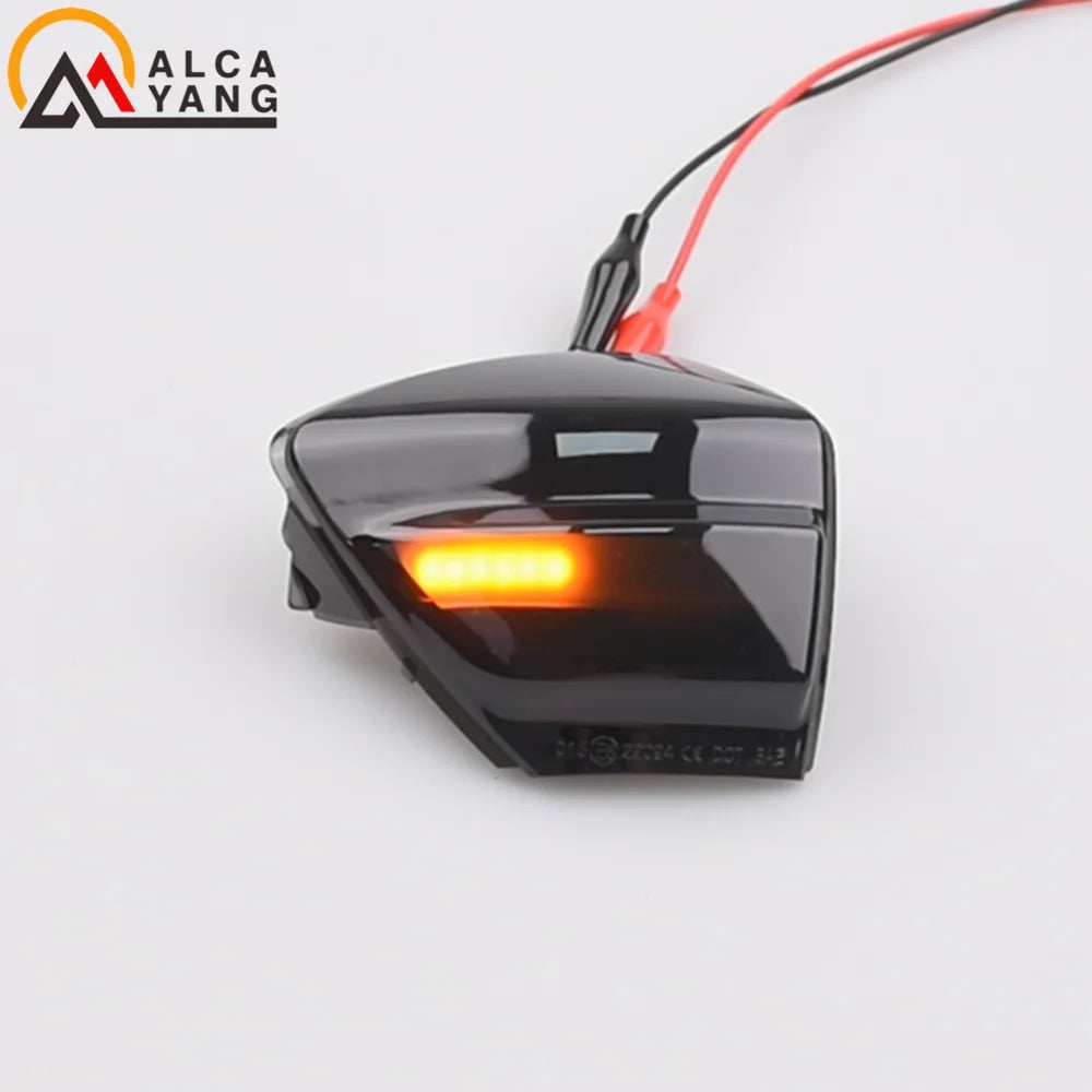 Car Dynamic Turn Signal Light For Ford S-Max 07-14 Kuga C394 08-12 C-Max 11-19 LED Mirror Repeater Sequential Indicator Blinker