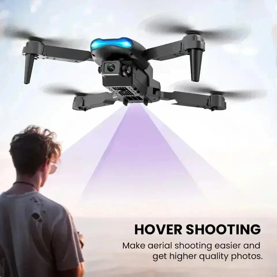New E99Pro RC Drone 4K Professinal With 1080P Wide Angle HD Camera Foldable Helicopter WIFI FPV Height Hold Gift Toy ﻿