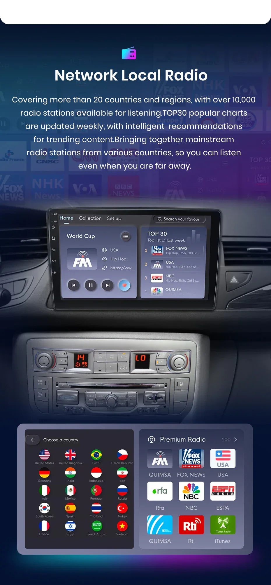 Junsun Wireless CarPlay Android Auto Car Radio For Citroen C5 2008 2009 2010-2017 RDS 4G WiFi GPS 2din BT Car accessories